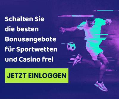 Fußballspieler in Bewegung mit neonfarbener Grafik und Werbetext über Wettigo Auszahlungsmethoden